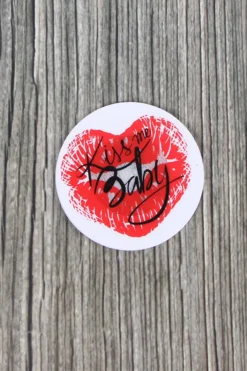 Kiss Me Baby Pasties -3 Wish Sexy Shop SINC211 red front 1