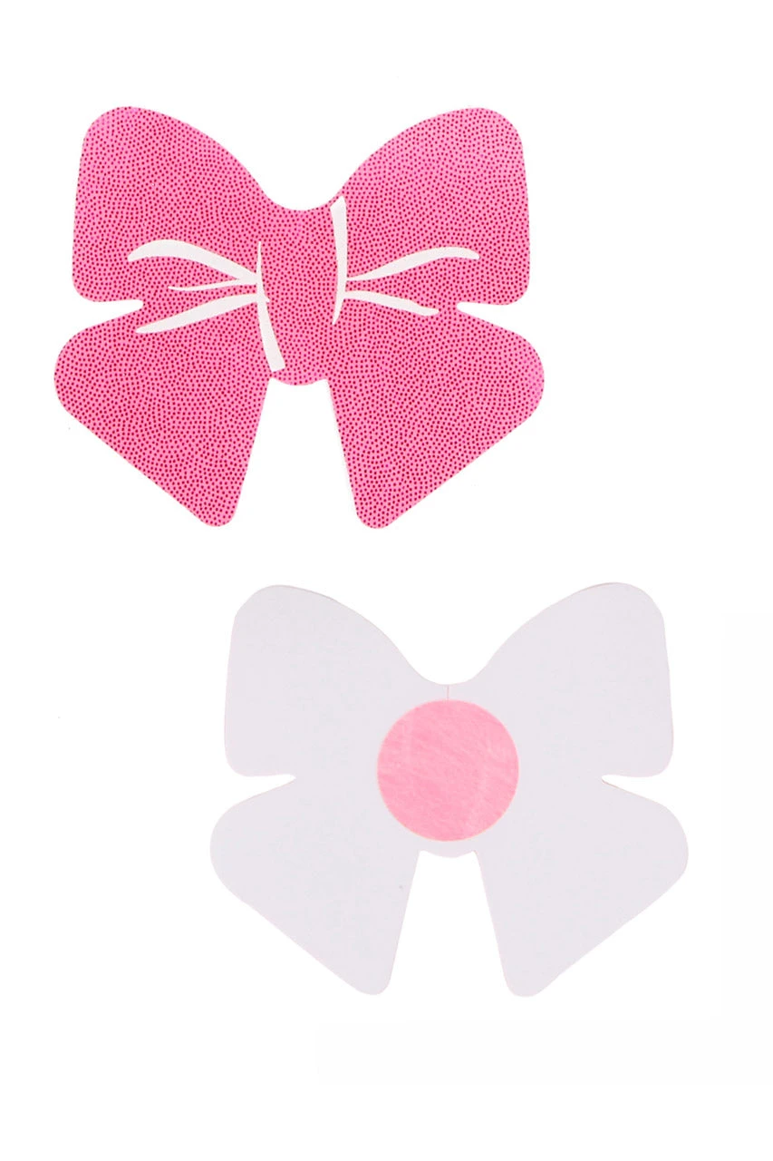 Hot Pink Bow Pasties 2 Hot Pink Bow Pasties - Image 2