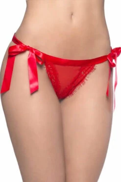 Plus Size Eyelash Lace Open Back Thong -3 Wish Sexy Shop SIP5133 3P red front 157e893b 9a88 496d bb7b 574b2ad9719a