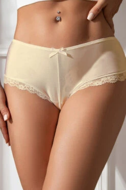 Plus Size Cheeky Bandage Panty -3 Wish Sexy Shop SIP5171X 4P nude front