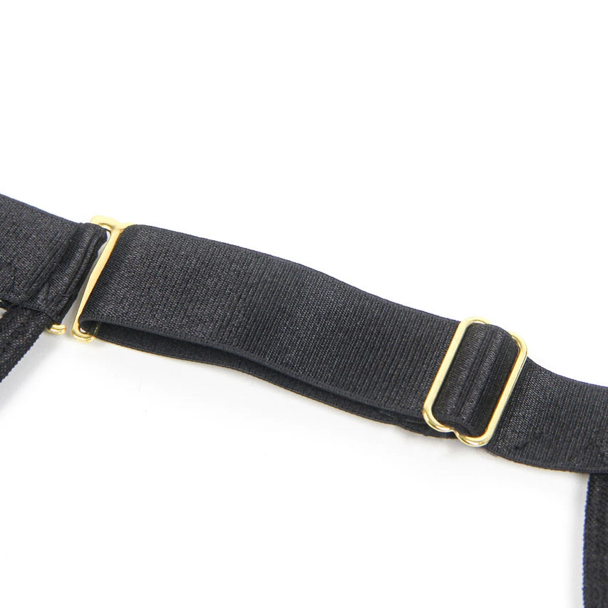 Faux Leather Deep V Lingerie Chemise 4 Faux Leather Deep V Lingerie Chemise - Image 4