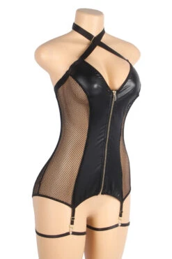 Faux Leather Deep V Lingerie Chemise 12 Faux Leather Deep V Lingerie Chemise -3 Wish Sexy Shop SIR81299 3 5b1970da 256d 4c64 a5e8 7a9790641966