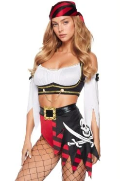 LEG AVENUE Wicked Wench Pirate Costume
