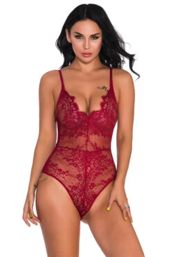 Lucky Lace Teddy -3 Wish Sexy Shop W1229 wine red front 5 08747 dfd21c58 87ae 4140 a666 f714b956f8b9