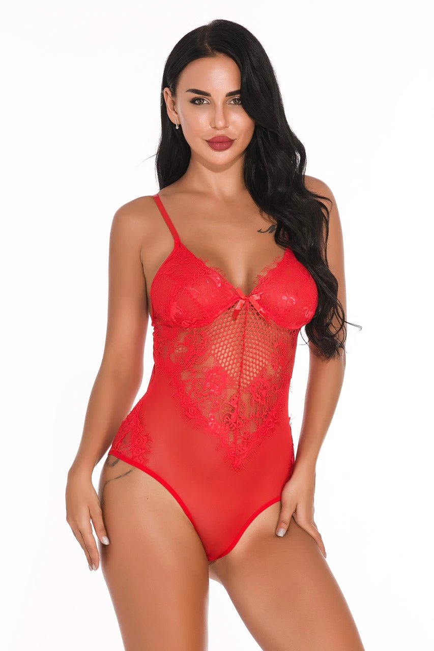 Lacy Inset Teddy Lingerie 10 Lacy Inset Teddy Lingerie - Image 10