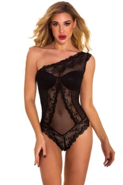 Pure Romance One Shoulder Teddy -3 Wish Sexy Shop W1710 3 42369