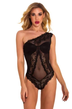 Pure Romance One Shoulder Teddy -3 Wish Sexy Shop W1710 5 42601