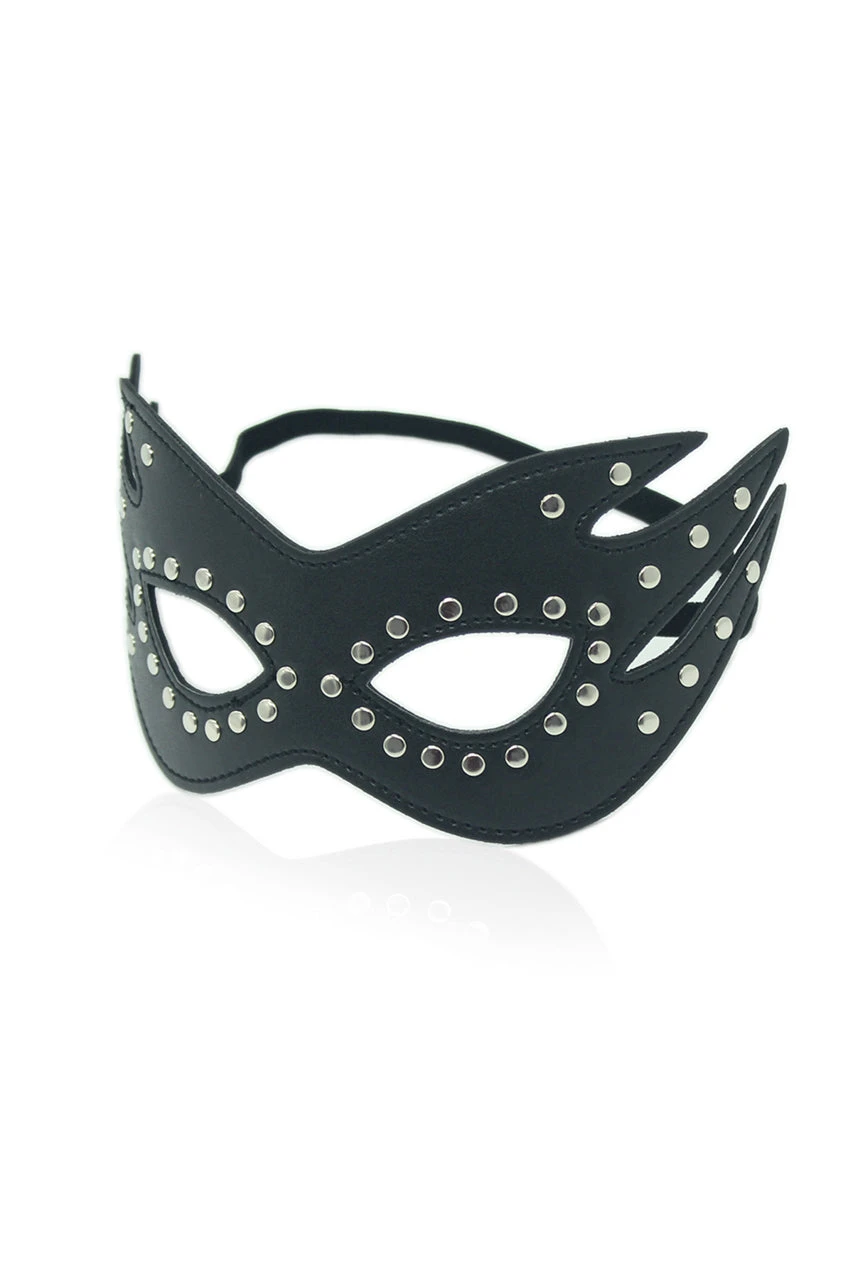 Faux Leather Cat Eye Mask 1 Faux Leather Cat Eye Mask
