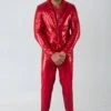 Red Sequin Men’s Suit