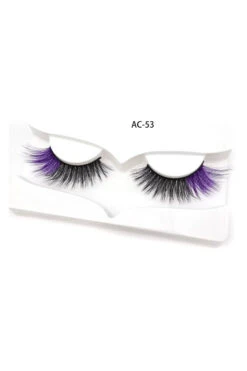 Black And Violet Eyelashes