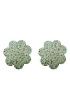 Multi Glitter Flower Pasties