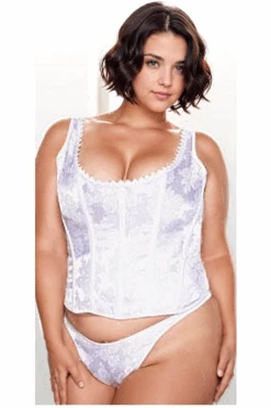 Coquette Plus Size Brocade Corset