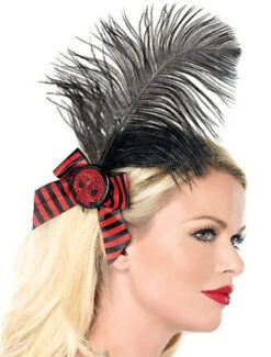 LEG AVENUE Cute Pirate Skull Hair Bow