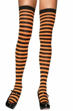 LEG AVENUE Candy Cane Stockings 16 LEG AVENUE Candy Cane Stockings -3 Wish Sexy Shop apiaehinv 25178