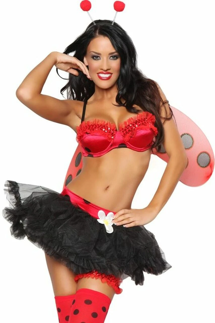LEG AVENUE Adult Ladybug Costume 3 LEG AVENUE Adult Ladybug Costume - Image 3