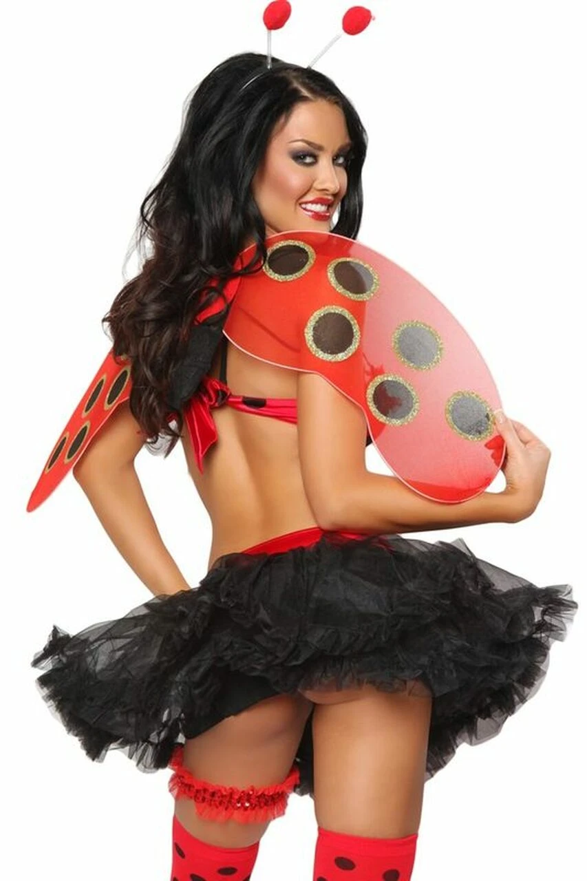 LEG AVENUE Adult Ladybug Costume 2 LEG AVENUE Adult Ladybug Costume - Image 2
