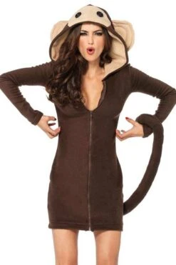 LEG AVENUE Cozy Monkey Costume -3 Wish Sexy Shop apiypunhr 93029