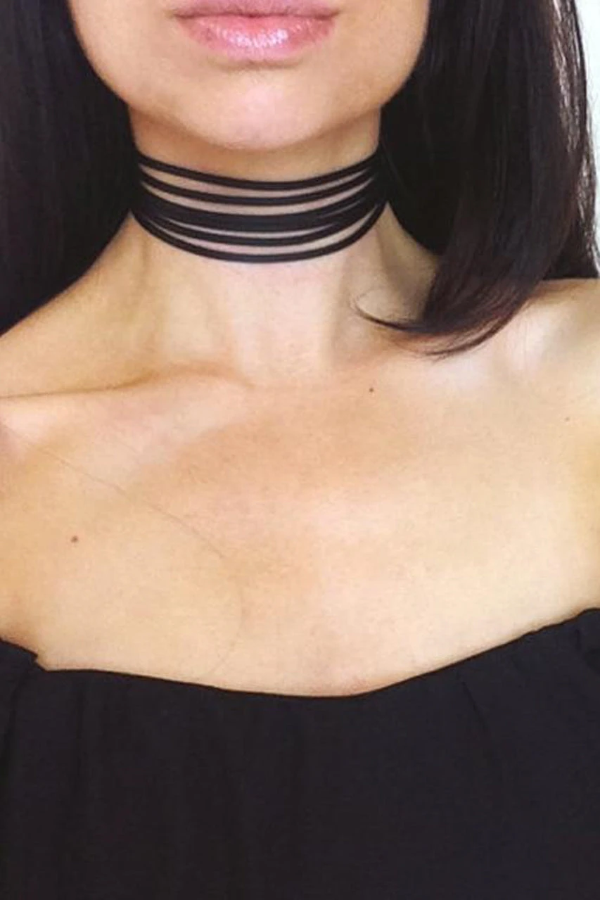 Wrap Around Lace Choker 1 Wrap Around Lace Choker