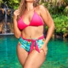 Plus Size Caribbean High Waisted Bikini