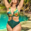 Plus Size Wild Bloom Monokini