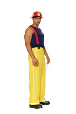 Dreamgirl Fiery Fighter Men's Costume -3 Wish Sexy Shop fiery fighter mens costume dreamgirl 352865