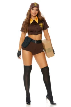 Forplay Plus Size Precious Cargo Costume -3 Wish Sexy Shop fp551516 brown alt3 lg