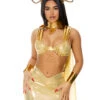 Forplay Plus Size Golden Medusa Costume