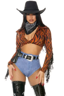 Forplay Plus Size Round 'Em Up Cowgirl Costume