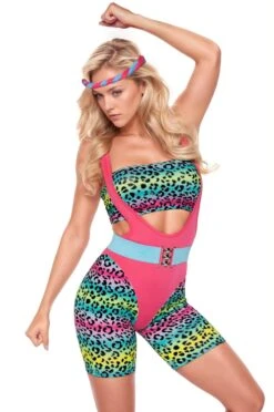 LEG AVENUE 80s Cardio Cutie Costume