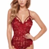 Scalloped Lace Teddy Lingerie