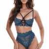 Lace Demi Cup Bra Set