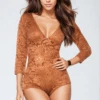 Mocha Lace Bodysuit