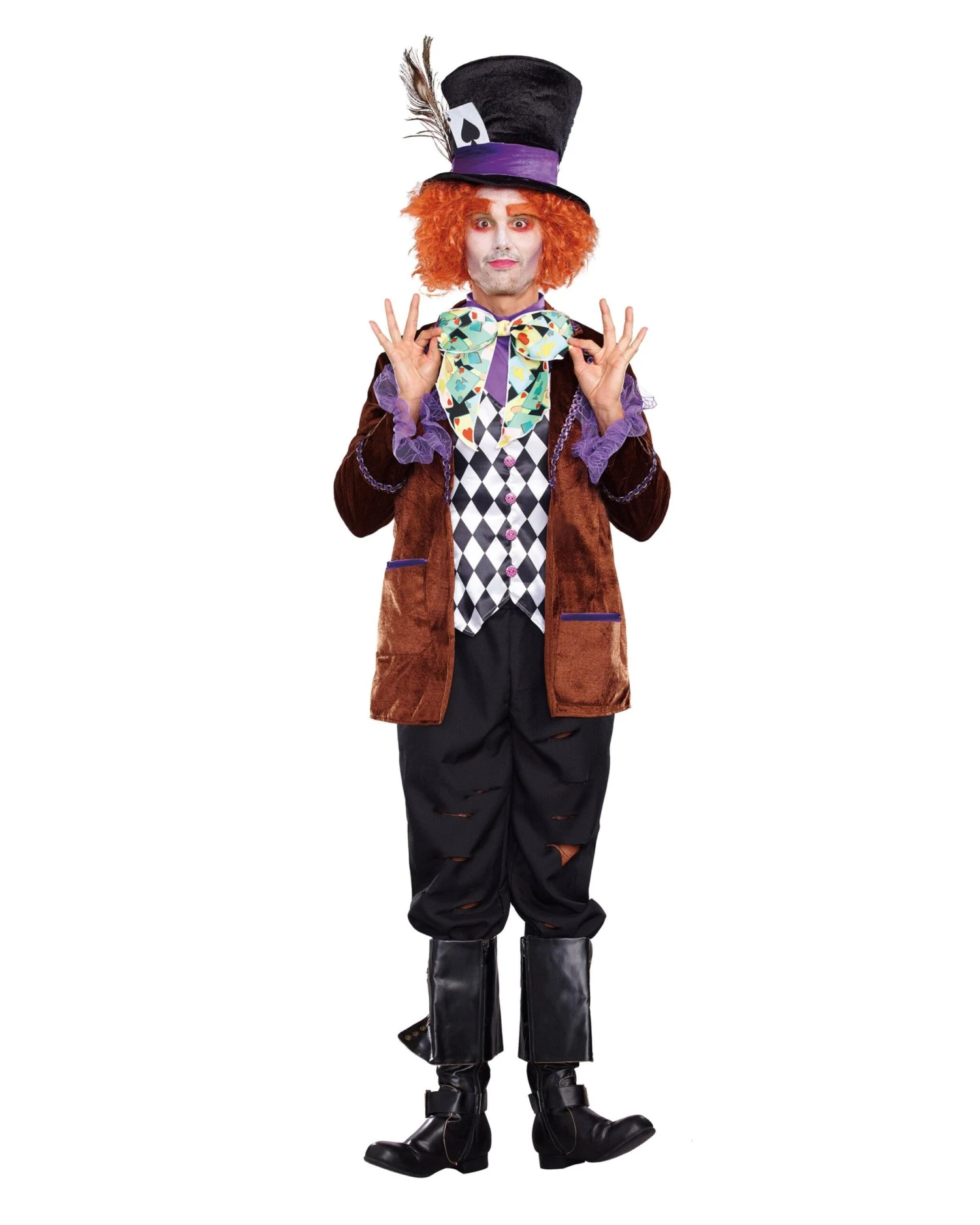 Dreamgirl Men's Hatter Madness Costume 1 Dreamgirl Men's Hatter Madness Costume