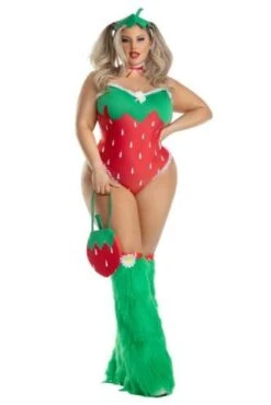 Dreamgirl Plus Sassy Strawberry Costume
