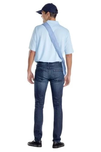Dreamgirl Men's Postman Costume 2 Dreamgirl Men's Postman Costume - Image 2