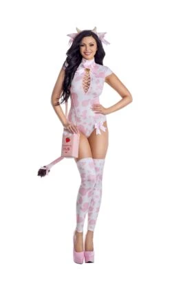 Dreamgirl Strawberry Milk Cow Costume