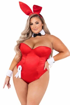 Plus Size Classic Playboy Bunny Costume -3 Wish Sexy Shop rcpb127x rced front 2