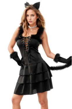 Coquette Black Cat Halloween Costume