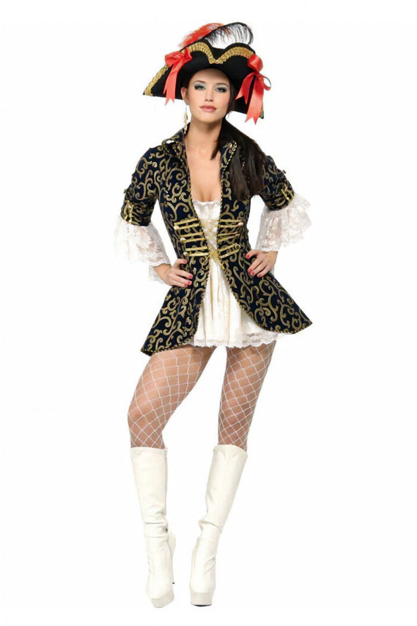Sassy Pirate Queen Costume 1 Sassy Pirate Queen Costume