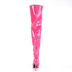 PLEASER 5" Heel Hot Pink Classic Plain Thigh Boots* -3 Wish Sexy Shop seduce 3010 hp09 36779