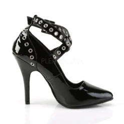 PLEASER 5" Black Criss-Cross Shoes* 7 PLEASER 5" Black Criss-Cross Shoes* -3 Wish Sexy Shop seduce 443 b13 76441