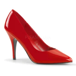 PLEASER 4" Heel Classic Pump - Red*