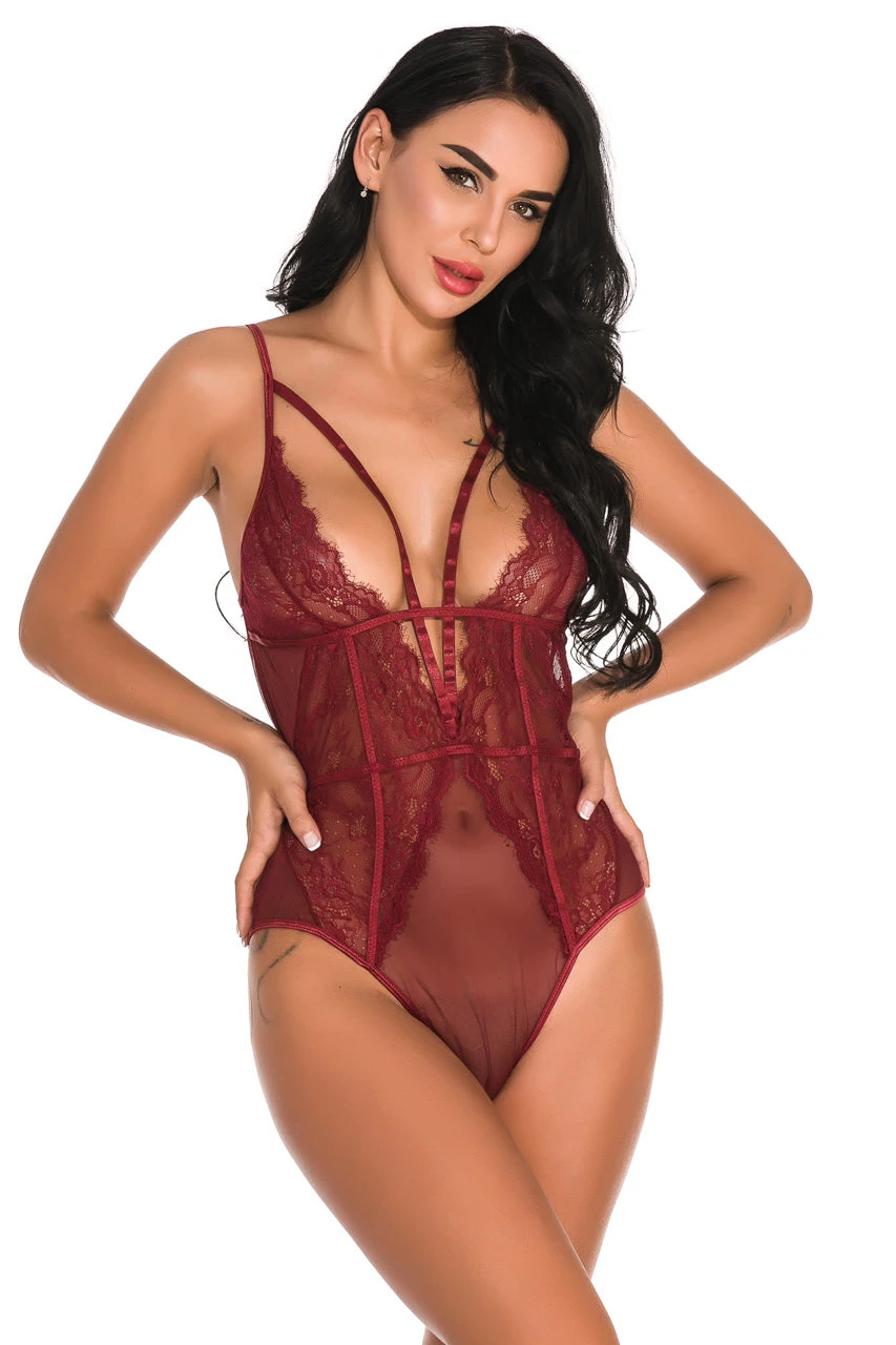 Lacy Cage Teddy 8 Lacy Cage Teddy - Image 8
