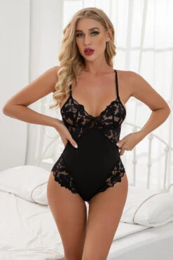 Flirty Flowers Teddy -3 Wish Sexy Shop w4030 black front 1 67aaf26f c9ec 4125 aec1 61e3f3d740a7
